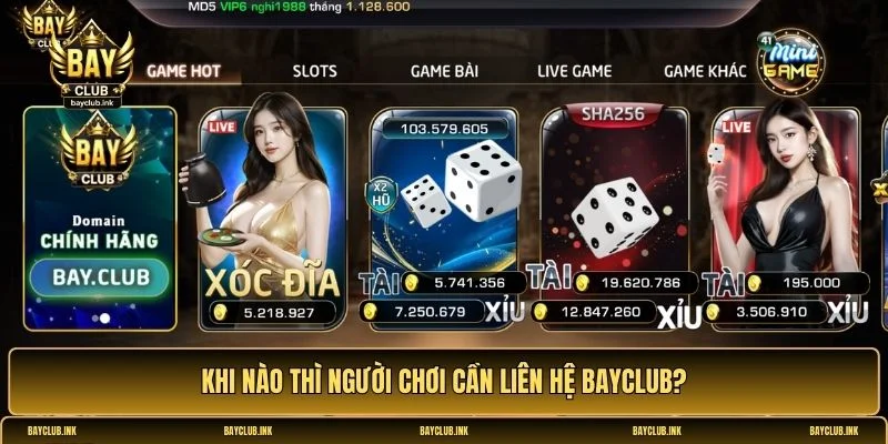 Liên hệ Bayclub